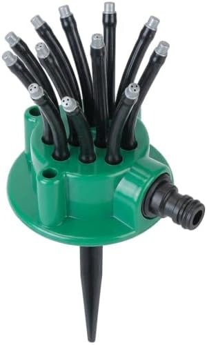 360-Degree Flexible Lawn Sprinkler with 12 Adjustable Watering Tubes by Unknown