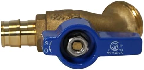 5 Pack XFITTING 1/2" Pex A x 3/4" GHT Hose Bibb Valve, Garden Sillcock - Image 3
