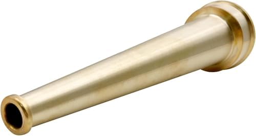 SAFBY Brass Fire Equipment, Plain Hose Nozzle, 2" NH (NST), 12" Length, 9/16" Orifice (2" NH/NST) - Image 6