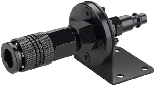 Air Coupler Mount Stationary Port with 1/4” NPT Universal Coupler and I/M Plug by HOOTSUM
