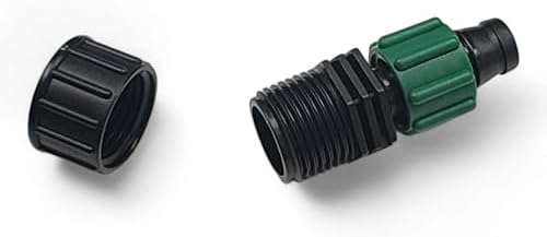 USA Made - Premium Drip Tape Irrigation Tubing End Cap 100 Pack (5/8" or .625" - .645") Universal Perma-Loc Connector Barbed Locking Fitting - Fits All Brands 16mm Drip Tape AG Tubing - Image 3