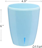 Santino 4.9 Inch ORCHIDEA Self Watering Pots for Orchids in Blue (Set of 3) - Decorative Wicking Planter with w/Great Aerification, Drainage and Water Level Indicator - Image 2