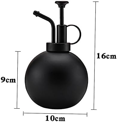 Xmas 500ml Stainless Steel Garden Watering Bottle with Even Spray Black - Image 2