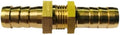 Brass Hose Barb Fitting 4-25mm Straight Elbow Y Tee Cross Bulkhead 2/3/4 Way Splitter For Garden Home Water Pipe(Bulkhead,25mm) by Unknown