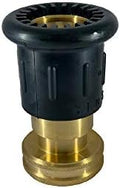 Nozzle, Brass, 1.5", NH/NST, 117GPM @100PSI 90 degrees, Industrial fog, With bumper, High pressure, Similar to Dixon HPFN150NST but no FM approval by Fast+Fire+Parts