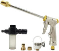 Metal High-Pressure Wash Gun, Adjustable Nozzle, Quick Connect Accessories, Used For Outdoor Watering And Washing(2) by Unknown