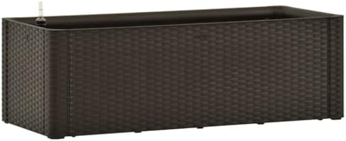 Garden Raised Bed Self-Watering Planter Mocha 39.4"x16.9"x13" by Unknown