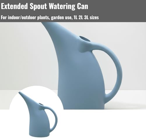 Long Spout Watering Can for Indoor Plants - pp Precision Garden Watering Can (Blue 27x12.5x27 cm) - Image 3