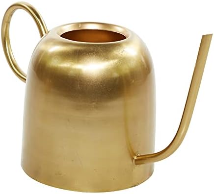 Deco 79 Metal Watering Can Indoor Outdoor Planter Small Planter Pot, Set of 3 Planters 7", 8", 9" H, Gold - Image 6