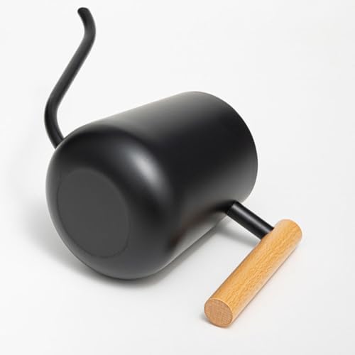 Watering Can and Long Spout Stainless Steel with Wooden Handle 1000ml - Image 4