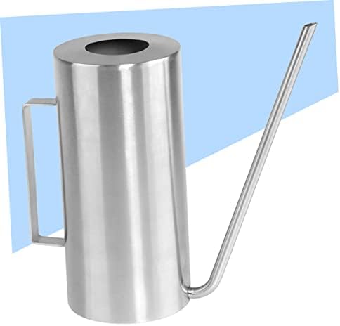 Watering can,Stainless Steel Pitcher Watering Can for Indoor Plants Spray Bottles for Plants Metal Sprinkling Can Stainless Steel Watering Kettle Plant Mister Jug Shower Pot Spout Watering Can(Silverx - Image 2