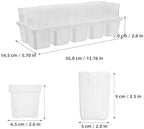 Yardwe Plastic Self Watering Seedling Cups with Tray, 2.5 Inch - Image 2