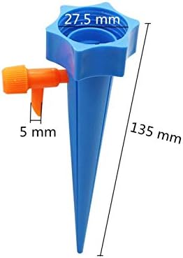 Garden Lawn Sprinkler Irrigation System DIY Automatic Dripper Spike Plant Waterer with Adjustable Valve Drip Irrigation System Indoor Office Watering Tools 12 Pieces (Color : Green) - Image 4