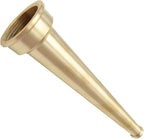 SAFBY Brass Fire Equipment, Plain Hose Nozzle, 2" NH (NST), 12" Length, 9/16" Orifice (2" NH/NST) by SAFBY