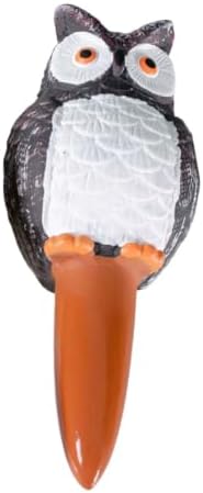 Pack of 4 Large Owl Shaped Ceramic Plant Watering Stakes Automatic Drip Irrigation Spikes for Indoor Outdoor Garden Deco - Image 6