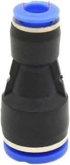 Pneumatic Fitting Pipe Air Connector Tube Quick Release Fitting Plastic Connector Hose Tube Push Pressure 4mm 6mm 8mm 10mm(PG 6-4,500 Pcs) by Unknown