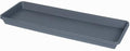 VUWEZ 2 Pack of Plastic Plant Tray Saucer Rectangular 30 inch, Planter Trays Saucers for Indoors Outdoor, Plant Water Drip Tray for Flower Pot Planter, Windowsill Pots Trays (8 X 30'', Gray) by VUWEZ