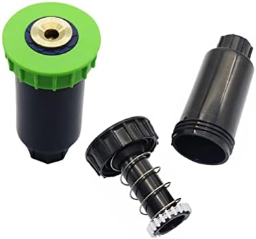 Gardening Irrigation Dripper 90 180 360 Degree Beautification Pop-up Sprinkler Head 1/2 Inch Internal Thread Gear Drive Garden Water Irrigation Lawn Nozzle 15 Pieces (Color : Clear) by Unknown