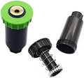 Gardening Irrigation Dripper 90 180 360 Degree Beautification Pop-up Sprinkler Head 1/2 Inch Internal Thread Gear Drive Garden Water Irrigation Lawn Nozzle 15 Pieces (Color : Clear) by Unknown