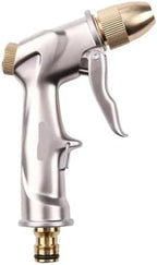 Heavy Duty Metal Garden Hose Nozzle High Pressure Pistol Grip Sprayer 4 Spray Modes for Efficient Watering(SIZE B) by Unknown