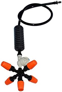 Garden Mist Nozzles 5 Pack Anti Drip Sprinkler Cross Spray for Patio - Image 5