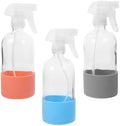 Veemoon Ml Glass Spray Bottle Reusable Liquid Spray Bottle 3pcs with Silicone Non-slip Base Sturdy and Leak-proof for Water and Plants for Home Use and Flower Misting by Veemoon