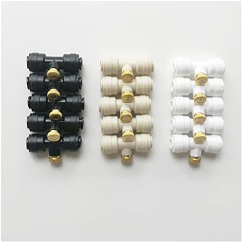 Garden Drip Irrigation System Accessories 10 Pieces of 1/4 Inch Sliding Lock Type Outdoor Atomizing Nozzle, Three-Way Water Copper Atomizing Nozzle, Cooling System Atomizing Nozzle Kit - Image 2