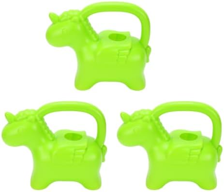 3 Watering Can Horse Shape Plastic 24x20x10cm Cute Garden Irrigation Tool for Kids Indoor Outdoor Plant Care - Image 2