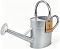 Galvanized Steel Watering Can for Outdoor&Indoor Plants，1 Gallon by Shopwithgreen