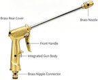High Pressure Hose Nozzle Sprayer Head Garden Hose Nozzle Easy Water Control Pressure, for Lawn Washing - Image 2