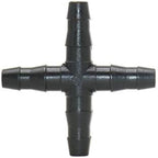 Hose Connector 1/4" Cross Connector 4/7 Hose 4 Way Divider Garden Irrigation Barb Drip Irrigation Fitting 1000 Pcs (Color : Black) - Image 2