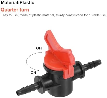 2/3/4Pcs Barbed Ball Valve 1/4" 16mm 19mm 25mm 19mmx16mm Barb Connector Shut Off Switch Plastic for Irrigation Drip Tube(25mm 2Pcs) - Image 3