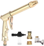 Portable High-pressure Water Gun For Cleaning Wash Machine Garden Watering Hose Nozzle Sprinkler Foam(Gold Gun Kit) by Unknown