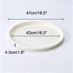 Thickened Round Plastic Trays for Plants, Plant Trays for Pots, 5 pcs - Image 2
