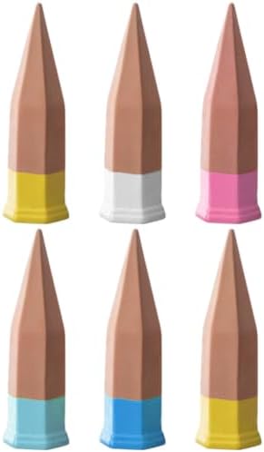 FENICAL 6 Pack Clay Automatic Watering Spikes for Flowerpots and Plants by FENICAL