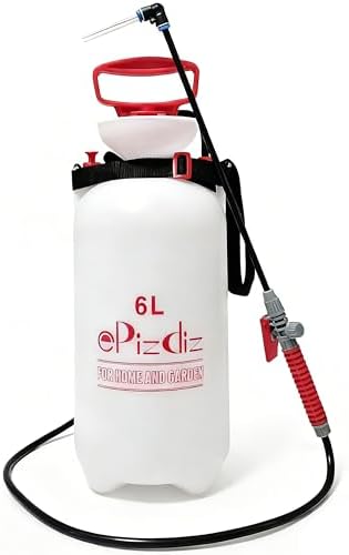 Watering Can Device for Watering Hanging Plant Basket Hard to Reach High Plant Waterer Sprayer 1.6 Gallon (Red 6L) by ePizdiz