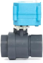 U.S. Solid 1” PVC Motorized Ball Valve - Plastic Electrical Ball Valve, 2 Wire Auto Return, AC 110~230V, Normally Closed - Image 3