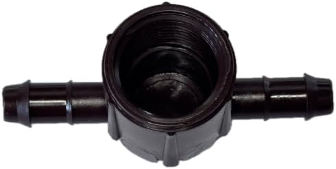 NETAFITM Drip Irrigation Barbed Fittings,3/8" 12MM Black Drip Tubing Coupler Elbow Tee Reducer Adapter for drip line with 0.426" ID by PRO.FASHION