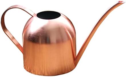 YARNOW 1000ml Copper-Colored Stainless Steel Watering Can for Indoor and Outdoor Gardening Long Spout Design Sturdy Metal Plant Watering Device by YARNOW