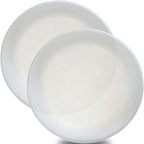 2 Pack of 19 inch Clear Plant Saucer, Large Plant Tray, Heavy Sturdy Plant Drainage Tray for Indoors, Bird Bath Bowls, Sturdy 18 inch Plastic Pot Tray for Planter by Unknown