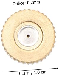 balacoo 48pcs Brass Misting Nozzle Low Pressure Atomizing Spray Nozzles for Cooling System Leak Design for Outdoor Misting Systems and Irrigation Applications - Image 7