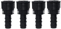 4PCS 1/2" 3/4" Threaded 16 20 25MM PE Hose Barb Tee Connector Adapter Tubing Joints Garden Drip Irrigation Coupling Repair(KSL01-214-4PCS) by Unknown