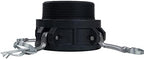 1 pc Poly cam lock fittings (4" Part B) Cam & Groove Hose Fitting, Male Aadapter x Female NPT Thread Polypropylene Camlock Fittings (4") - Image 3