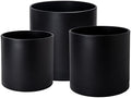 D'vine Dev 3-Pack Plastic Pots & Saucers, 12/14/16 in, Black, 74-V-B-7 by DvineDevPlanterPotsandStand