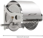 Wall-Mounted Hose Reel with Crank Easy to Install Stainless Hose Reel for Household Outdoor Water Tasks, L - Image 7