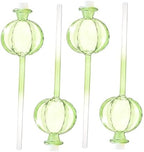Happyyami 4pcs Cactus Shape Glass Watering Globe for Potted Plants by Happyyami
