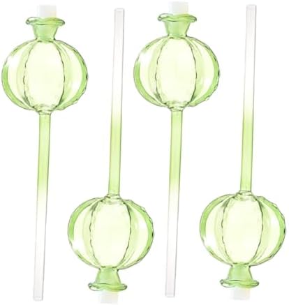 Happyyami 4pcs Cactus Shape Glass Watering Globe for Potted Plants by Happyyami