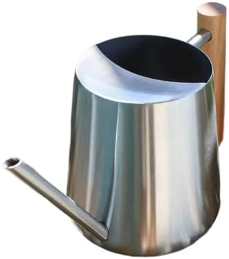 Long-Spout Metal Watering Can Stainless Steel Watering Can Watering Pot Modern Metal Water Can Decorative for Balcony Garden - Image 2
