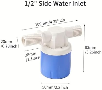 Fully Automatic Water Level Control Float Valve, Shut-Off Mini, No Electricity Required, Controller for Tanks and Towers(1",Side Water Inflow) - Image 3