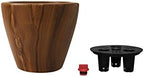 10 in Self-Watering Planters, 2-Pack, 10 Inch, Dark Brown Wood Look - Image 7